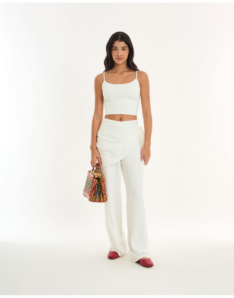 Calça pareo alt off-white