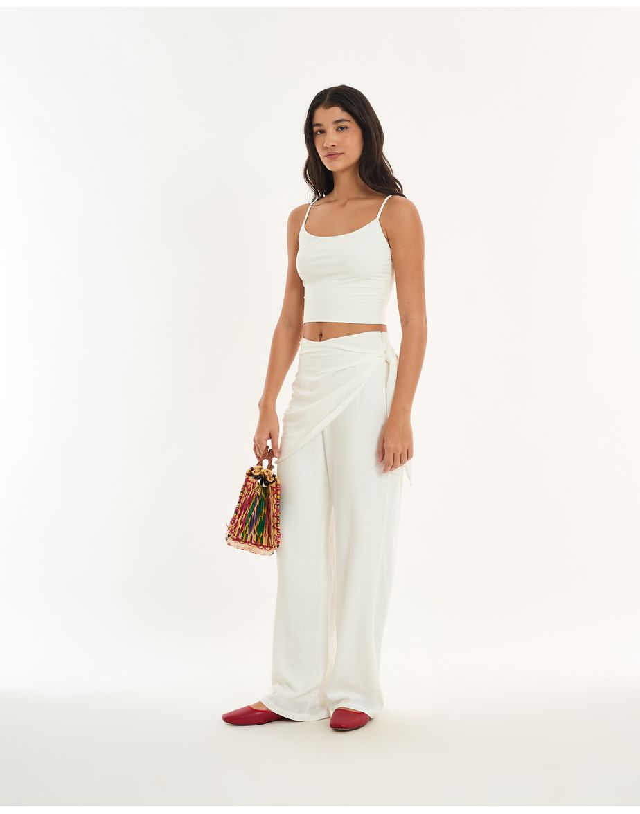 Calça pareo alt off-white