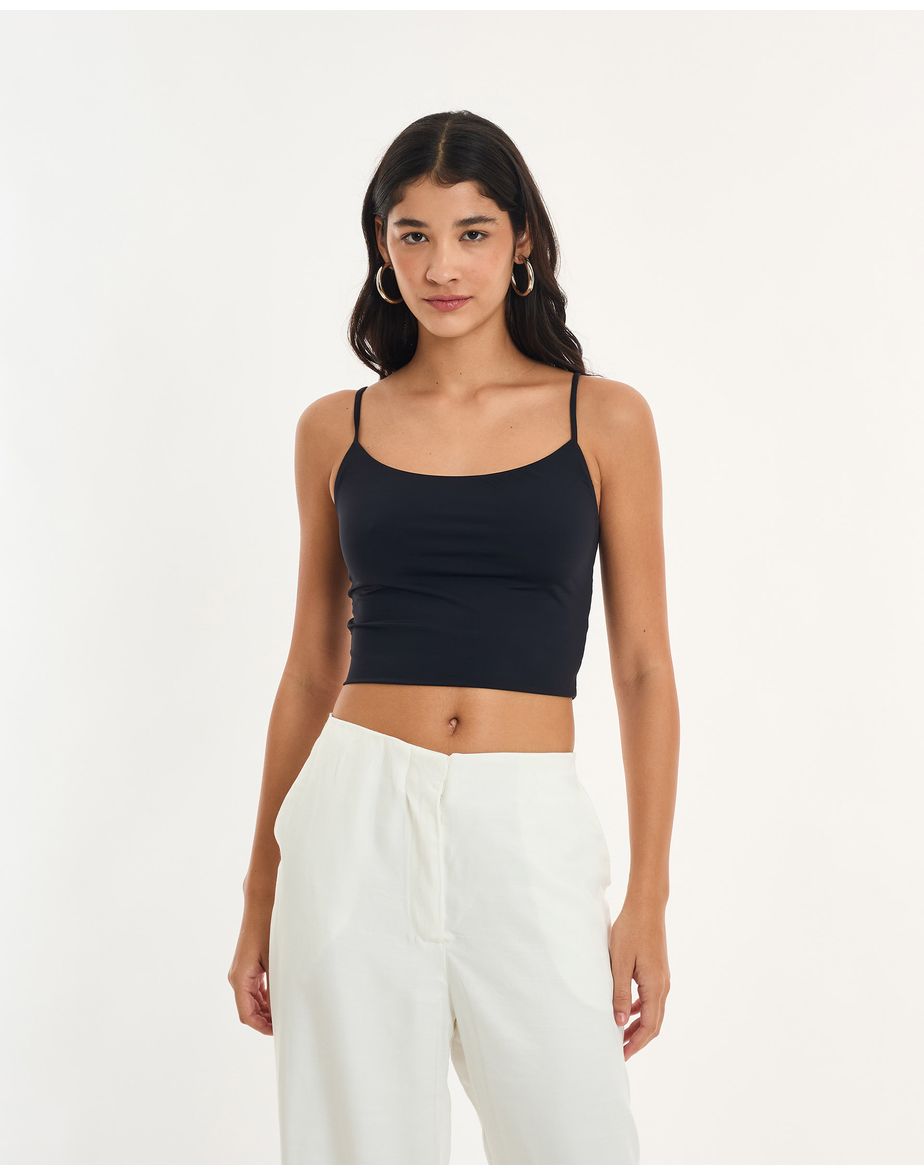 Top basic alt  preto