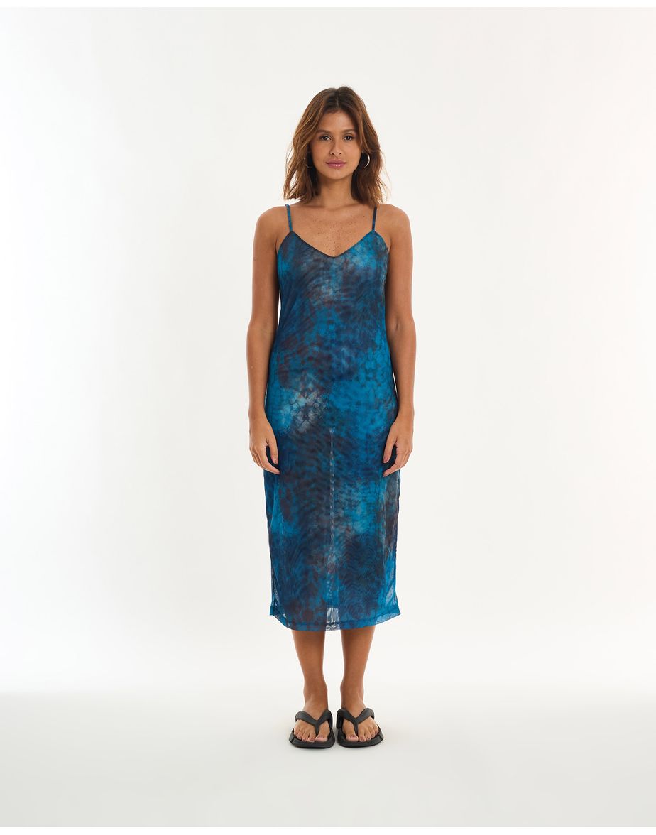 Vestido monet alt  estampado