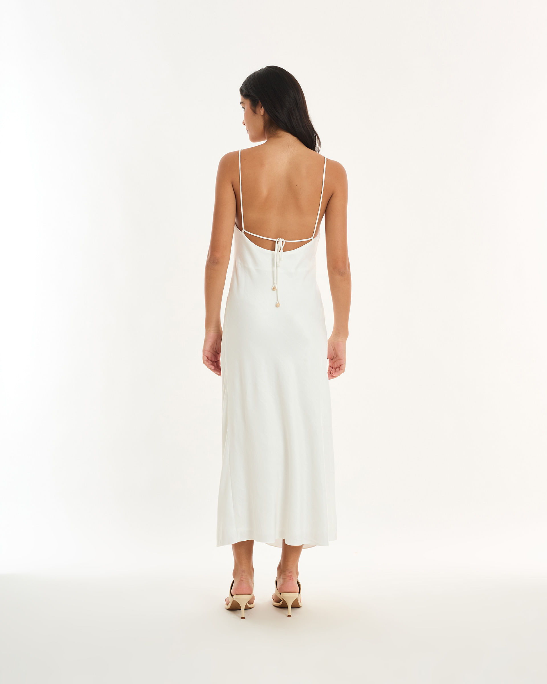 【未使用】ENOF pear skin dress ecru size2 未使用】ENOF pear skin dress ecru size1 - メルカリ