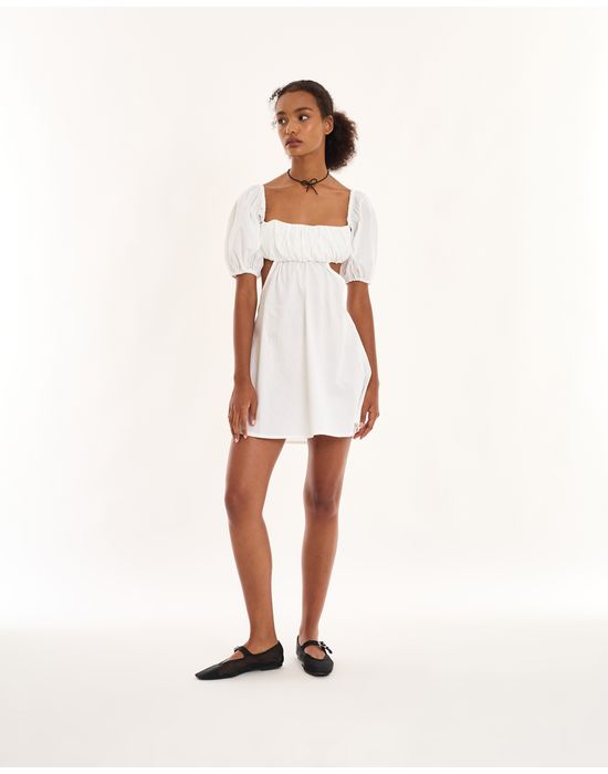 Vestido a geek branco