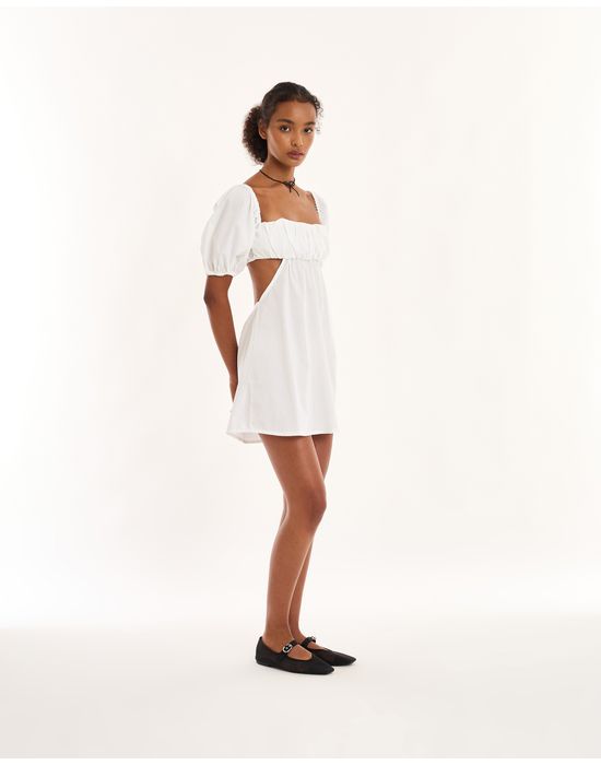 Vestido a geek branco
