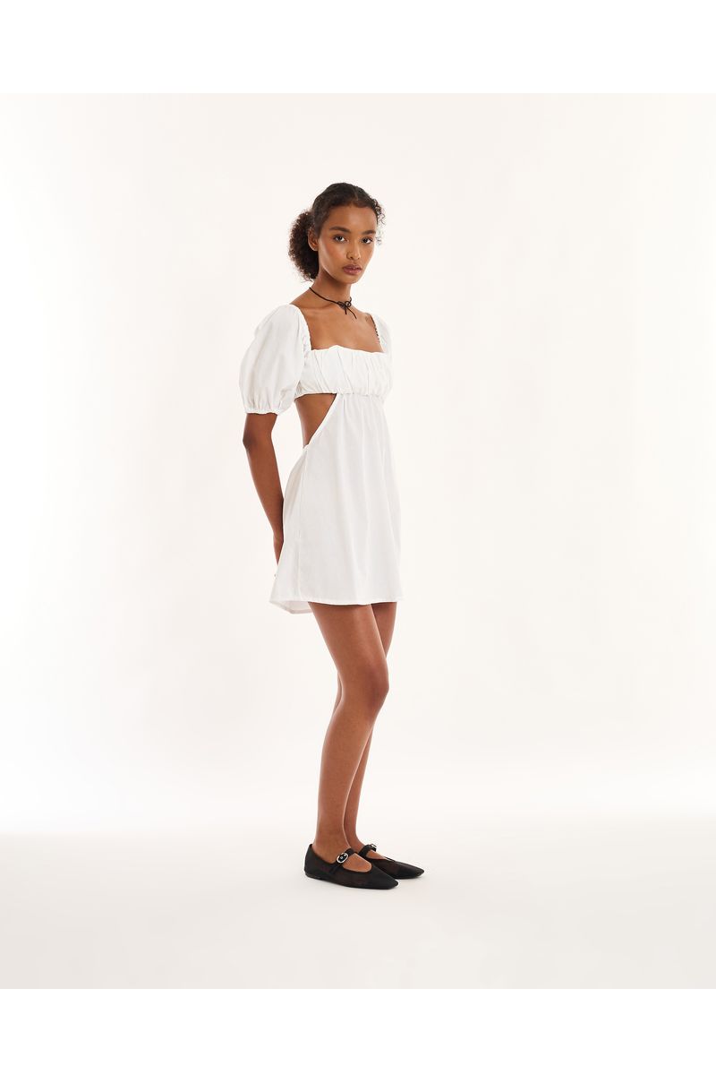 Vestido a geek branco