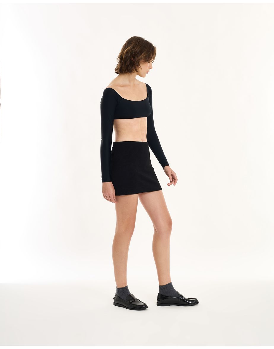 Saia mini in preto