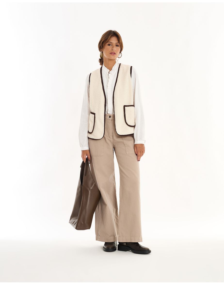 Calça bolso boo cinza