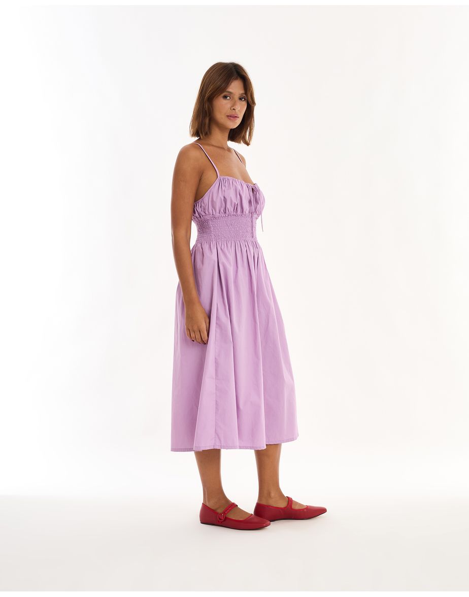 Vestido lastex boo lilás