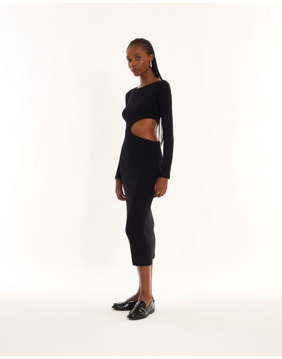 Vestido vazado urb preto