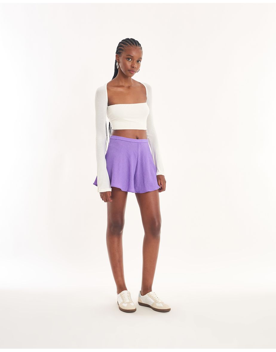 Short nise dax roxo