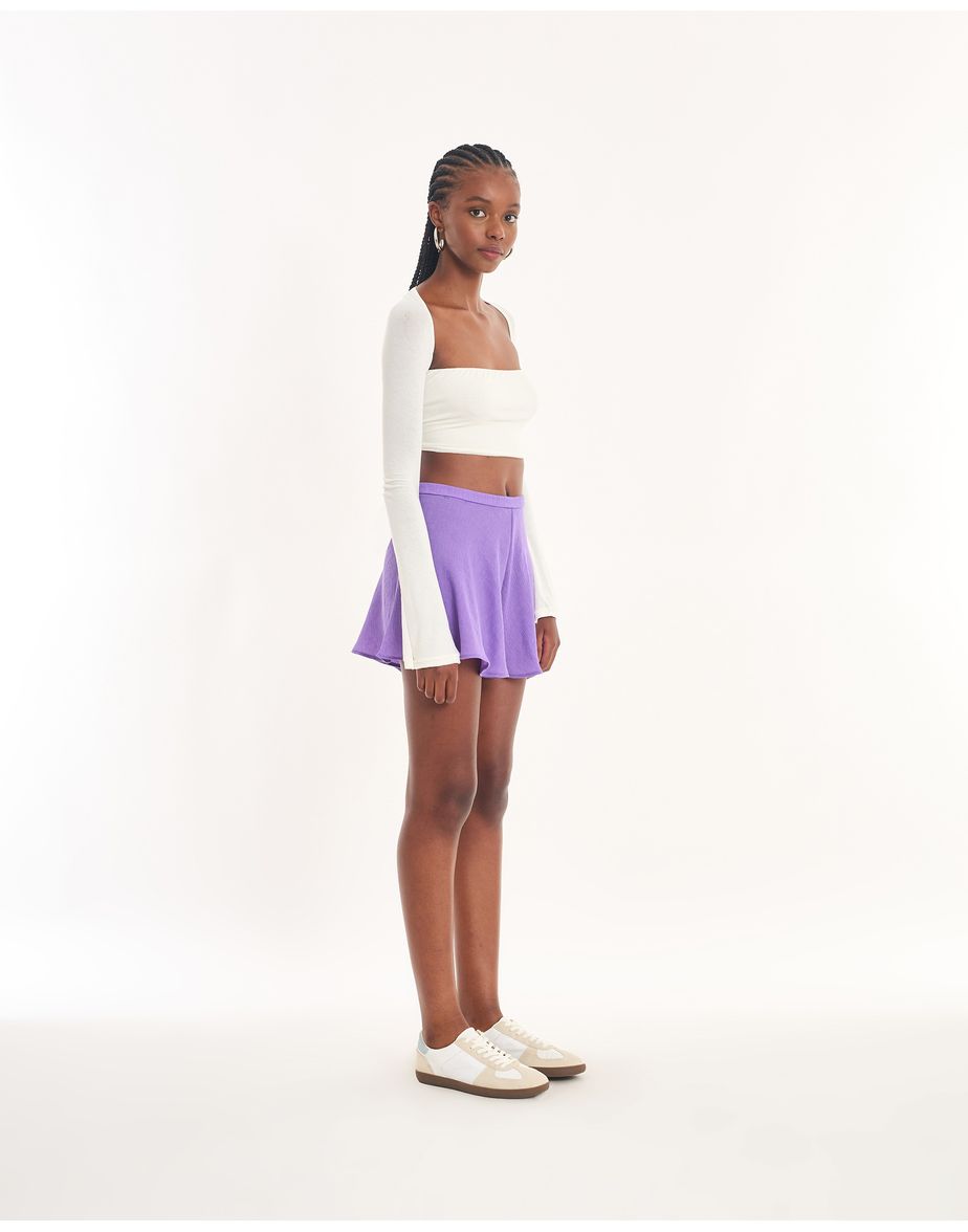 Short nise dax roxo