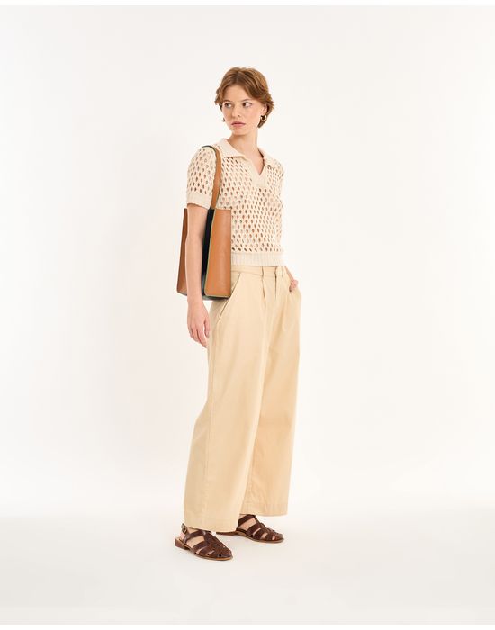 Blusa tricot nos off-white