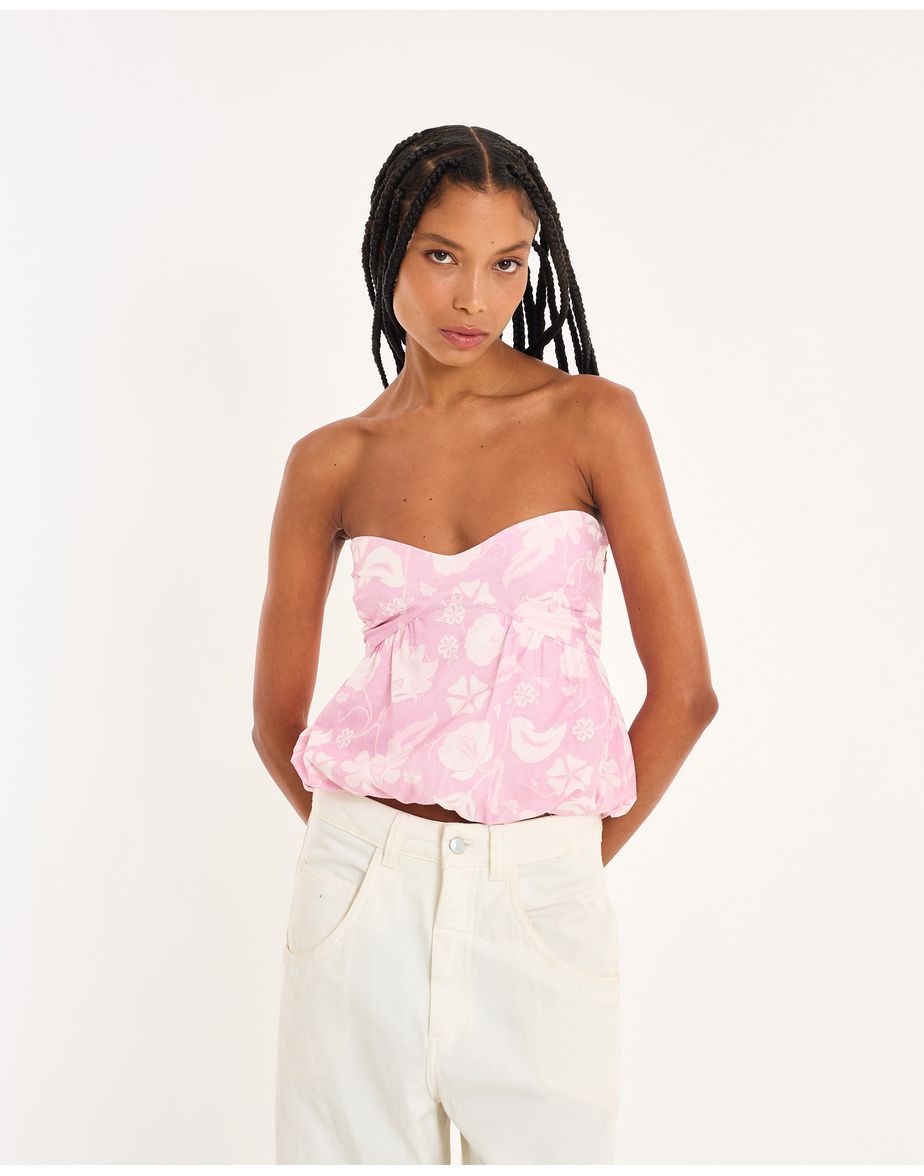 Blusa estampada nos estampado