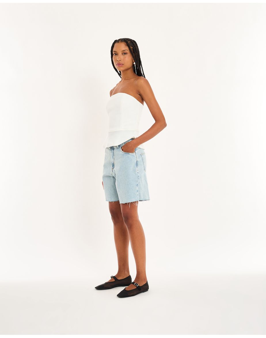Blusa crepe nos off-white