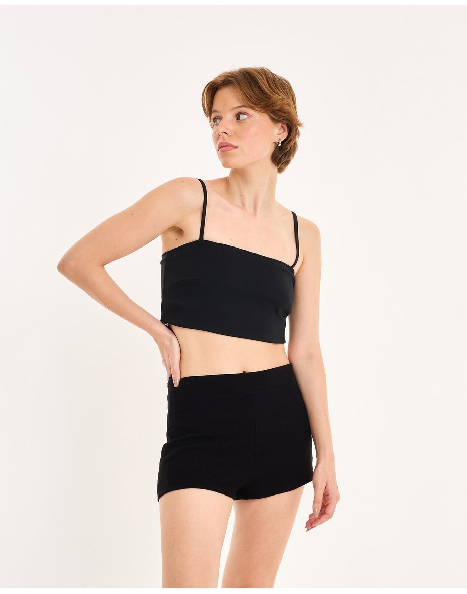 Short mini nos preto