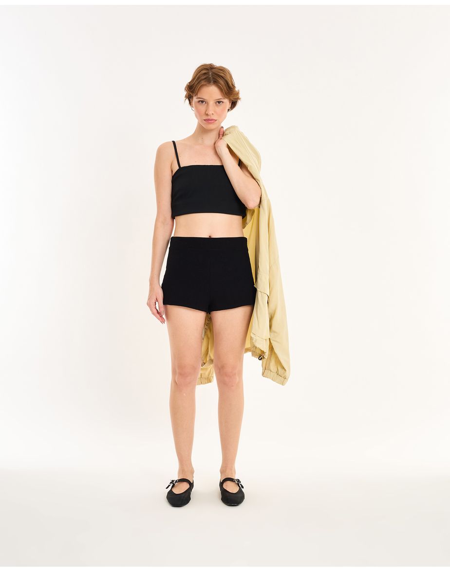 Short mini nos preto