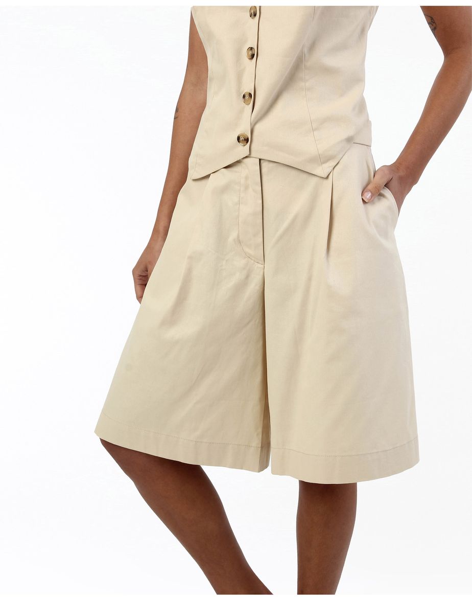 Bermuda cotton nos bege