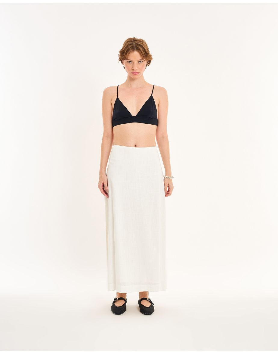 Saia coluna nos off-white