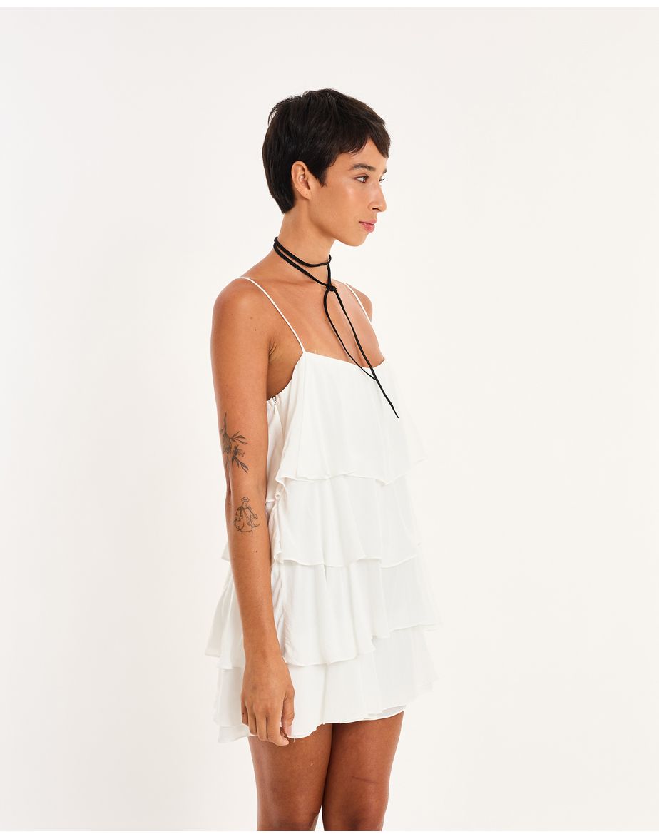 Macaquinho camadas nos off-white