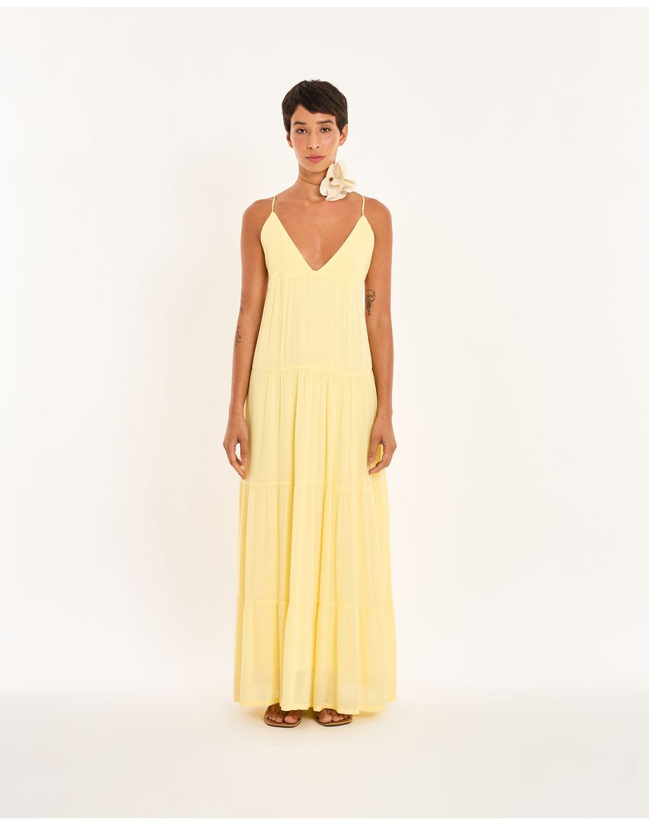 Vestido 3marias nos amarelo