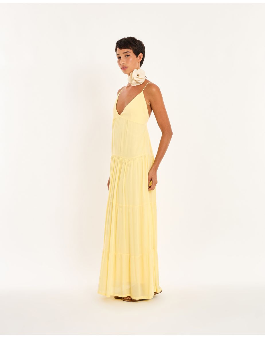 Vestido 3marias nos amarelo