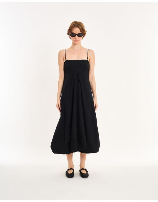 Vestido balone nos preto