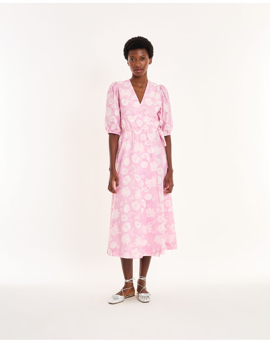 Vestido estampado nos estampado