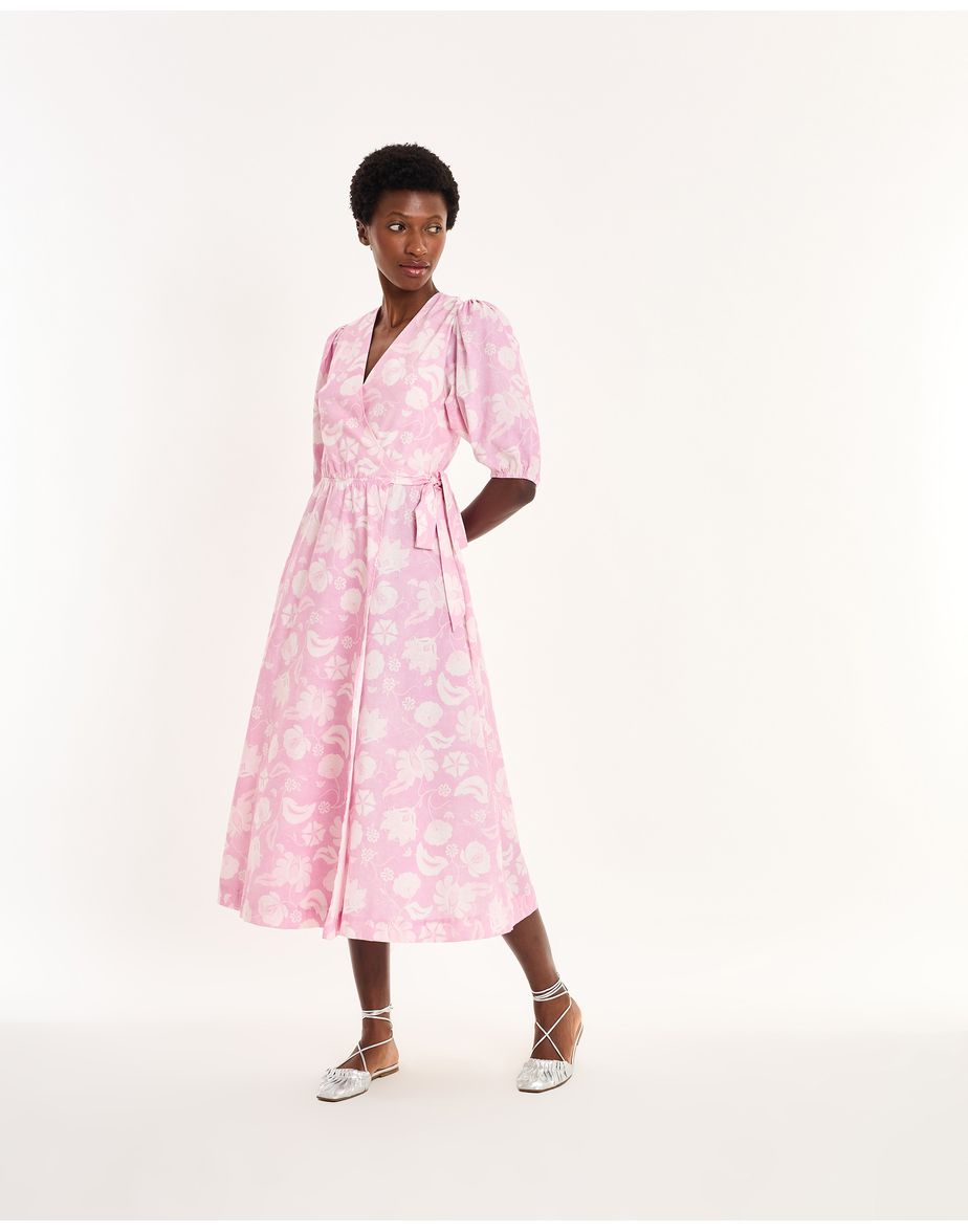Vestido estampado nos estampado