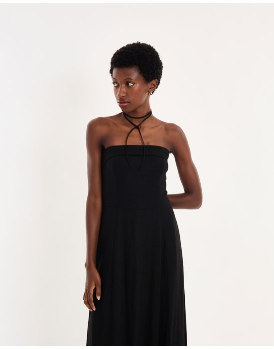 Vestido bruxelas nos preto