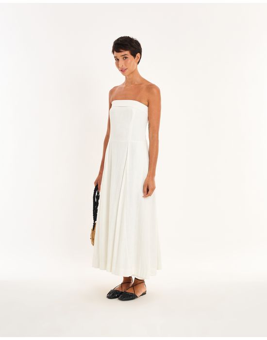 Vestido bruxelas nos off-white
