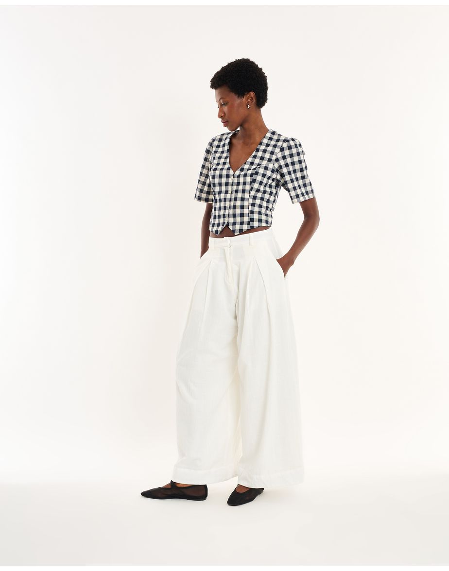 Calça cotton nos off-white
