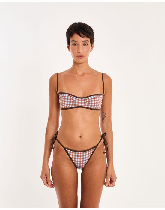 Biquini vichy nos estampado
