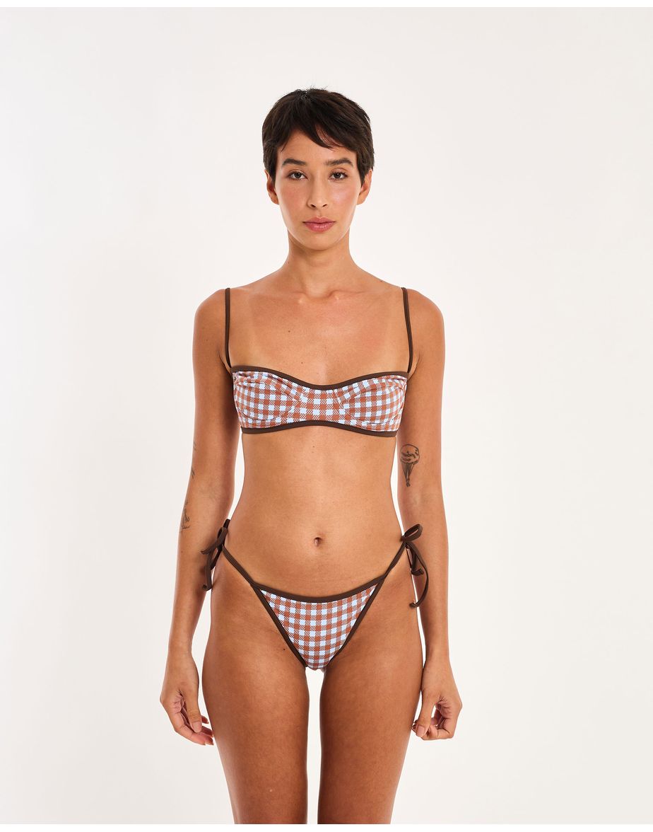 Biquini vichy nos estampado