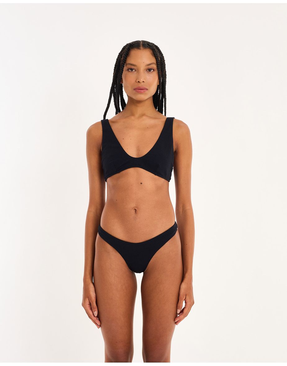 Biquini oval nos preto