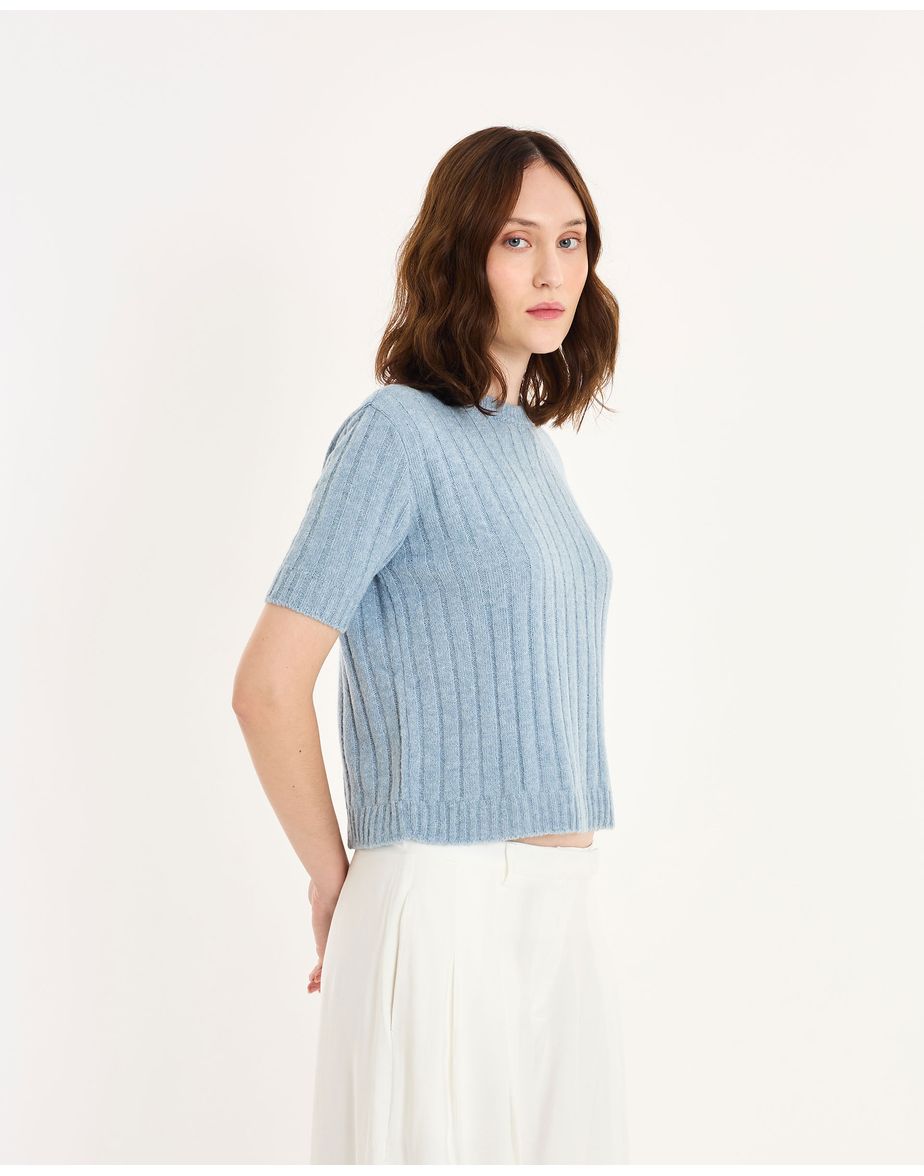 Blusa tricot bel azul