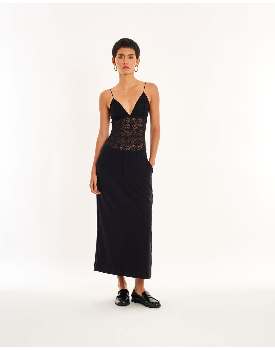 Saia alfaiataria red preto