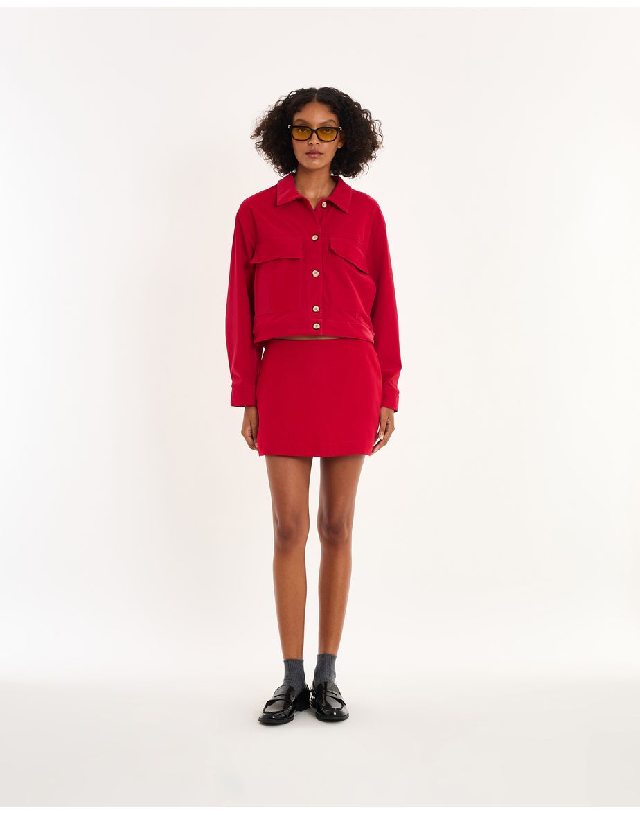 Saia mini red vermelho