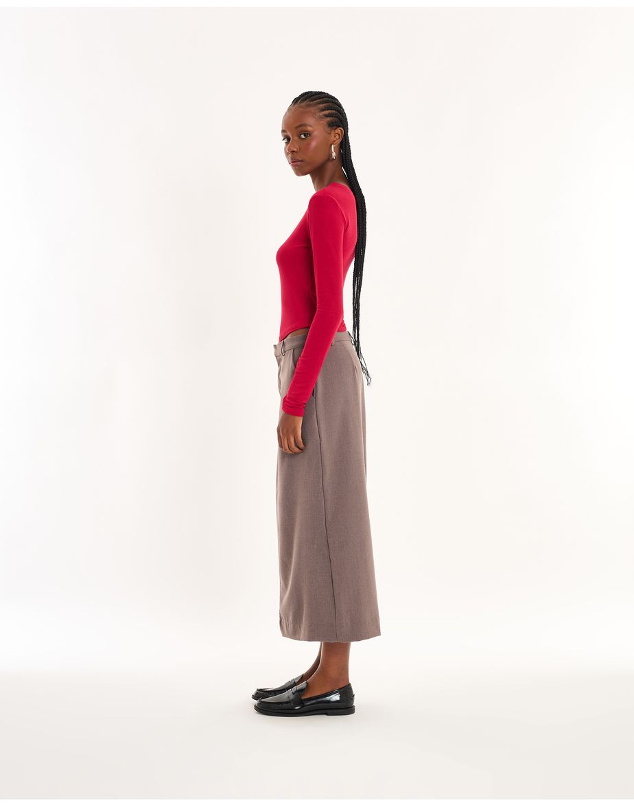 Saia alfaiataria red cinza
