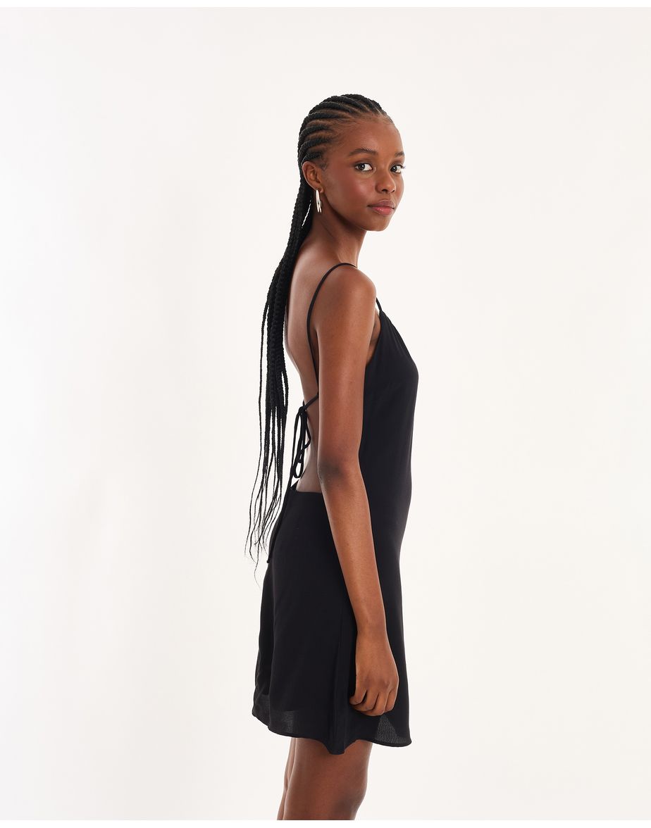 Vestido mini red preto