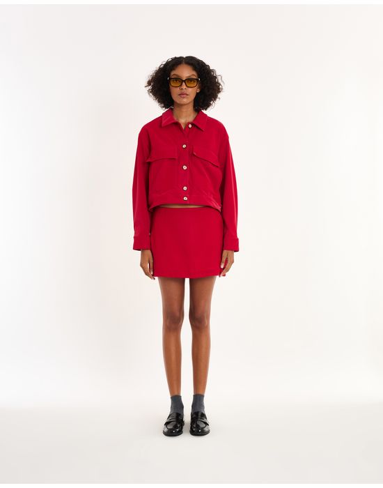 Jaqueta techno red vermelho