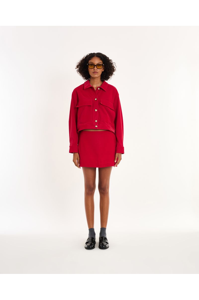Jaqueta techno red vermelho