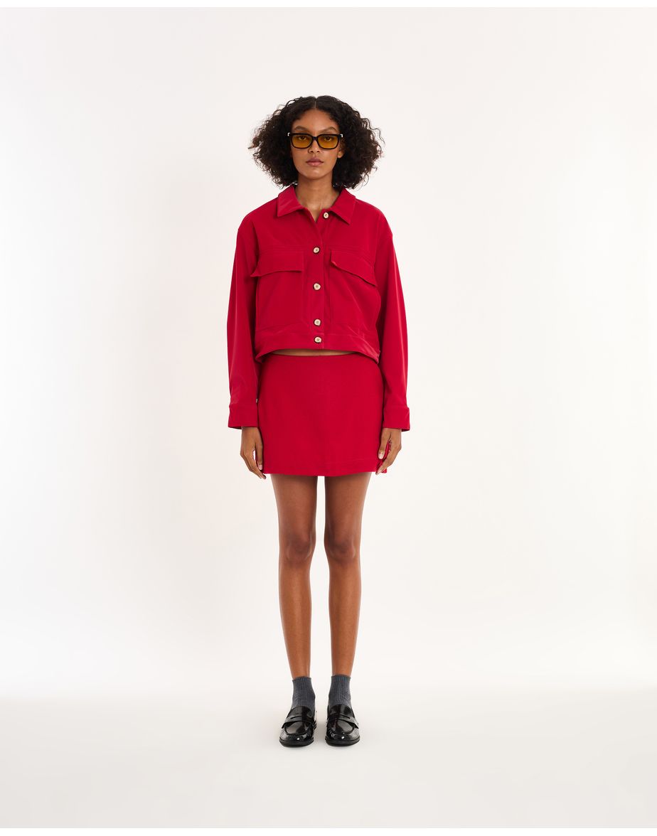 Jaqueta techno red vermelho