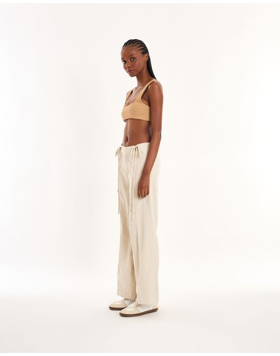 Calça detalhe red off-white