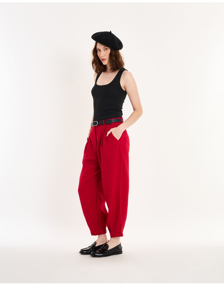 Calça twill red vermelho