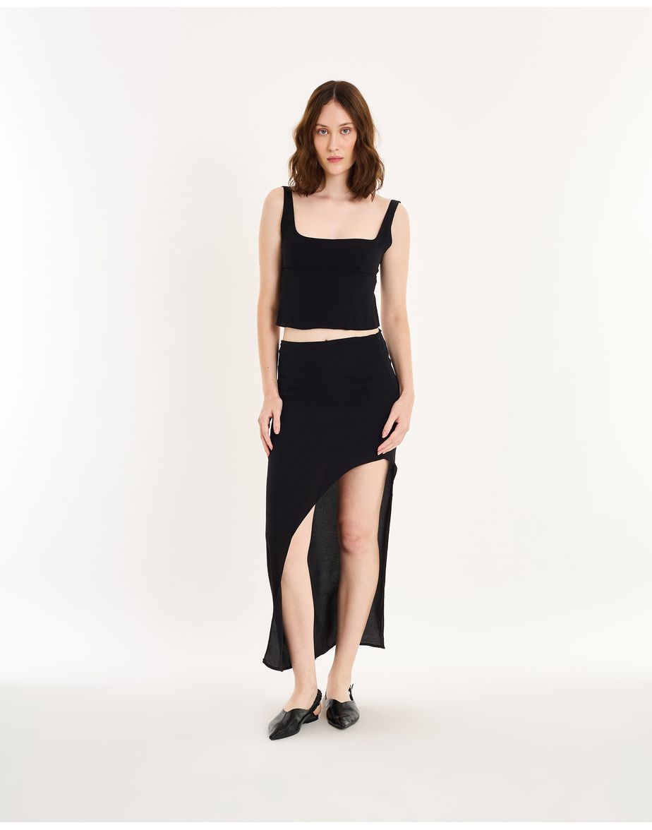 Saia fenda red preto