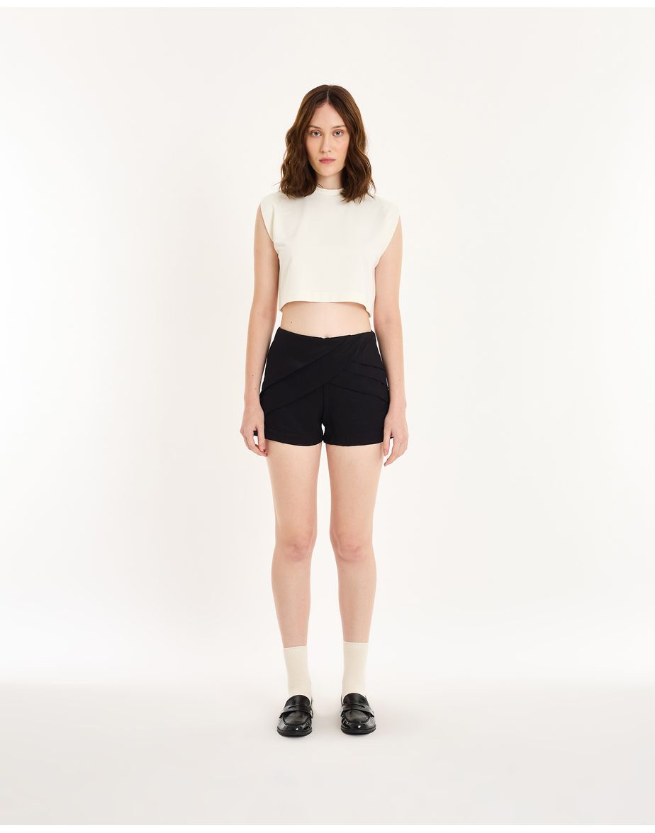 Short origami bel preto