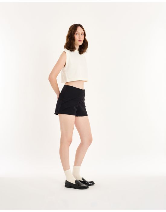 Short origami bel preto