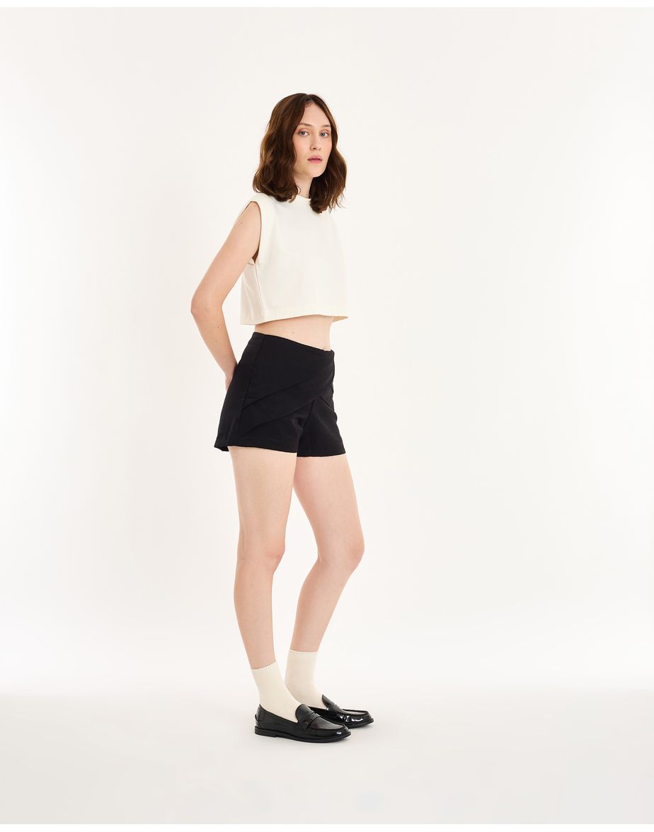 Short origami bel preto