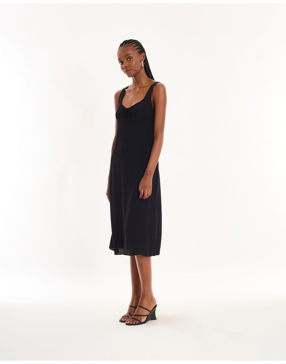 Vestido nostalgia bel preto