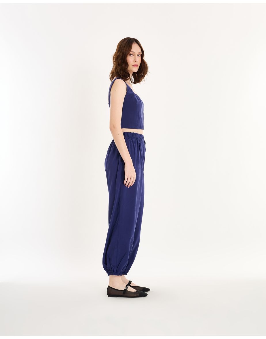 Calça baloon bel marinho