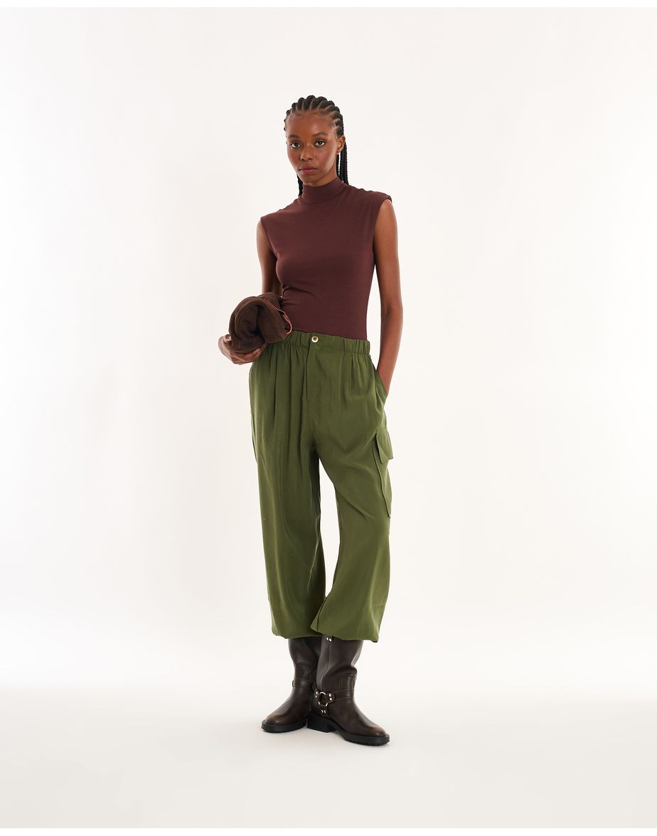 Calça baloon bel verde